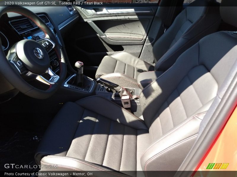 Tonado Red / Titan Black 2020 Volkswagen Golf GTI SE