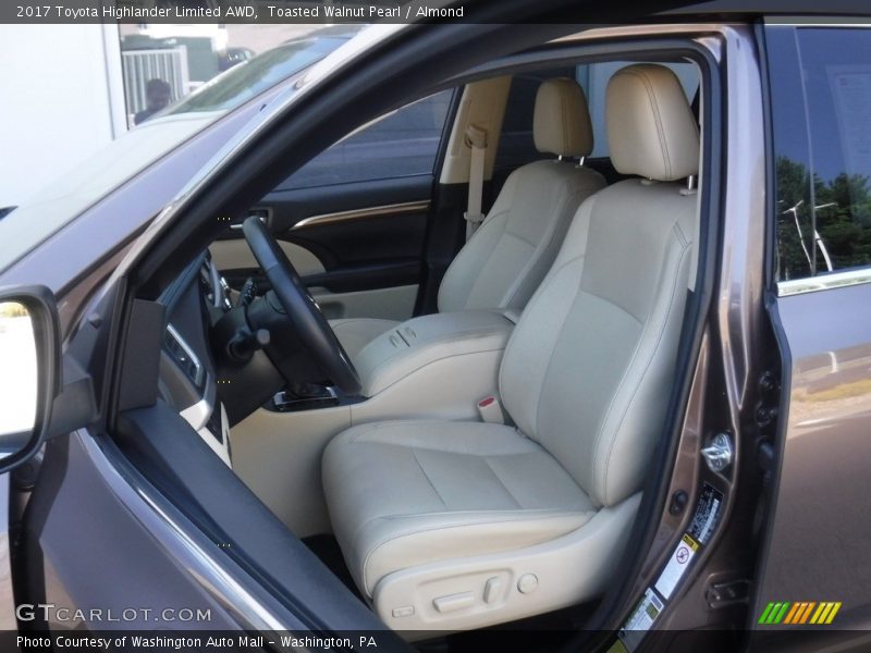 Toasted Walnut Pearl / Almond 2017 Toyota Highlander Limited AWD