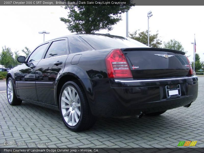 Brilliant Black / Dark Slate Gray/Light Graystone 2007 Chrysler 300 C SRT Design