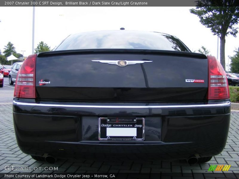 Brilliant Black / Dark Slate Gray/Light Graystone 2007 Chrysler 300 C SRT Design