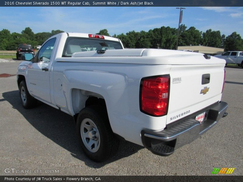 Summit White / Dark Ash/Jet Black 2016 Chevrolet Silverado 1500 WT Regular Cab