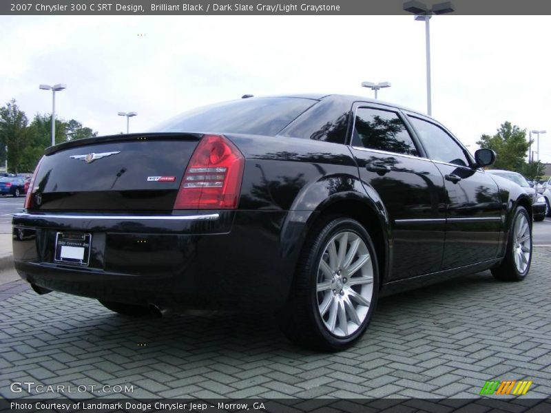 Brilliant Black / Dark Slate Gray/Light Graystone 2007 Chrysler 300 C SRT Design