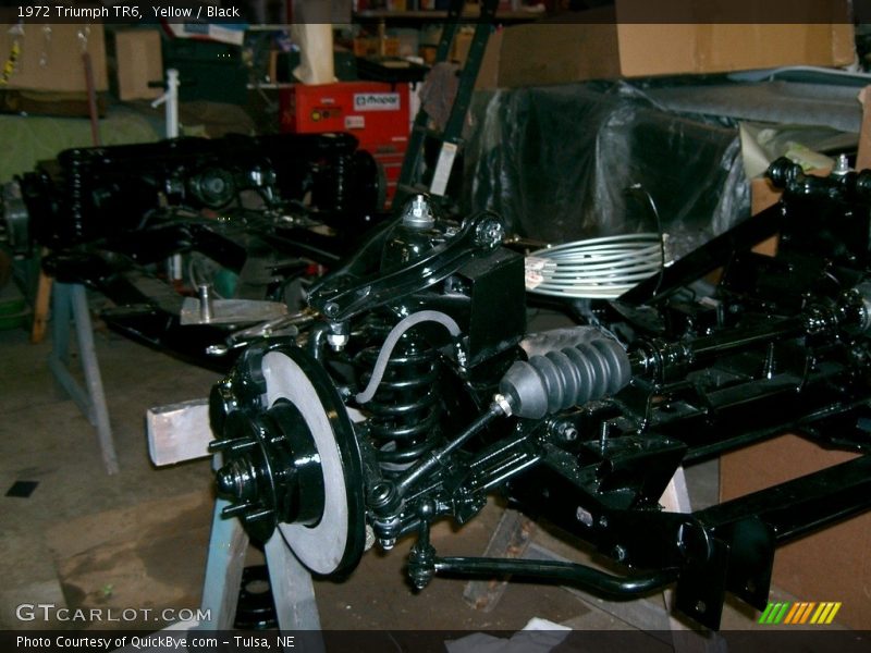 Undercarriage of 1972 TR6 