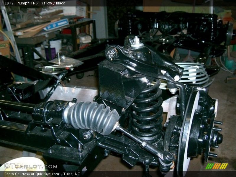 Undercarriage of 1972 TR6 