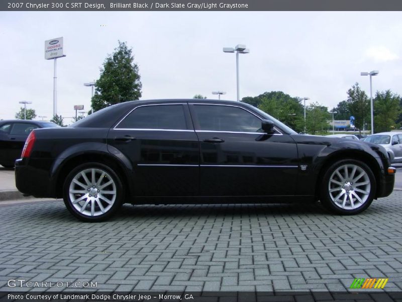 Brilliant Black / Dark Slate Gray/Light Graystone 2007 Chrysler 300 C SRT Design