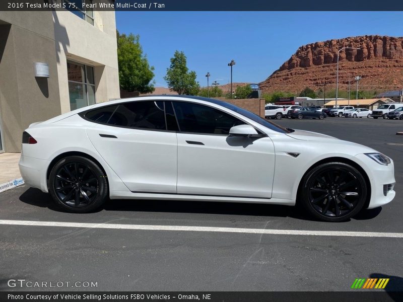  2016 Model S 75 Pearl White Multi-Coat