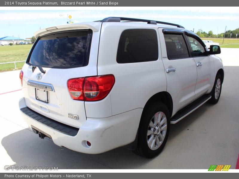 Blizzard Pearl White / Sand Beige 2014 Toyota Sequoia Platinum