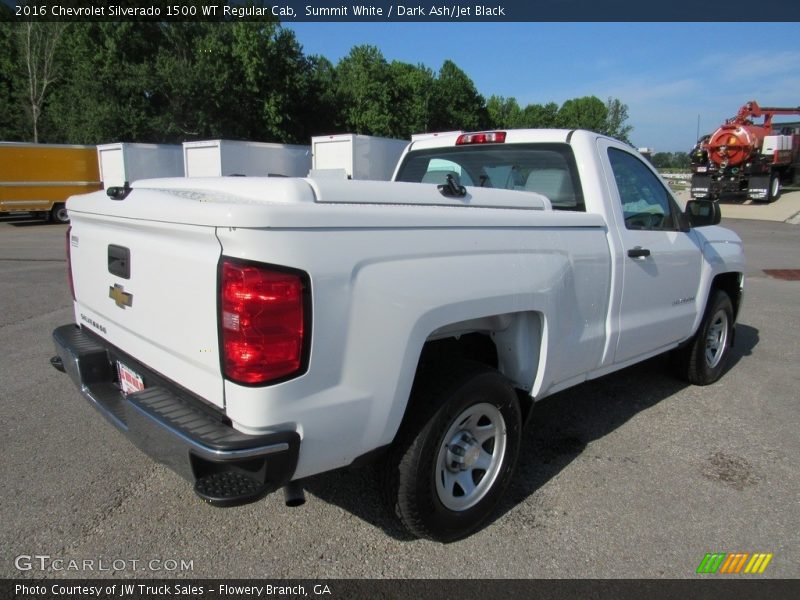 Summit White / Dark Ash/Jet Black 2016 Chevrolet Silverado 1500 WT Regular Cab