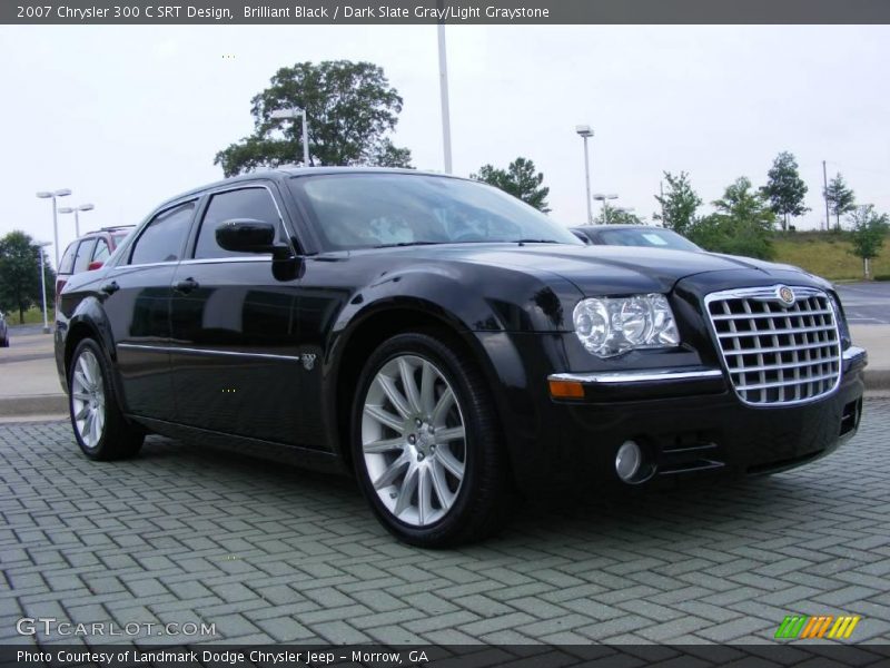 Brilliant Black / Dark Slate Gray/Light Graystone 2007 Chrysler 300 C SRT Design