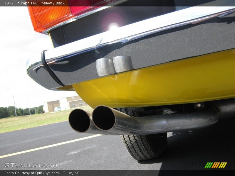 Exhaust of 1972 TR6 
