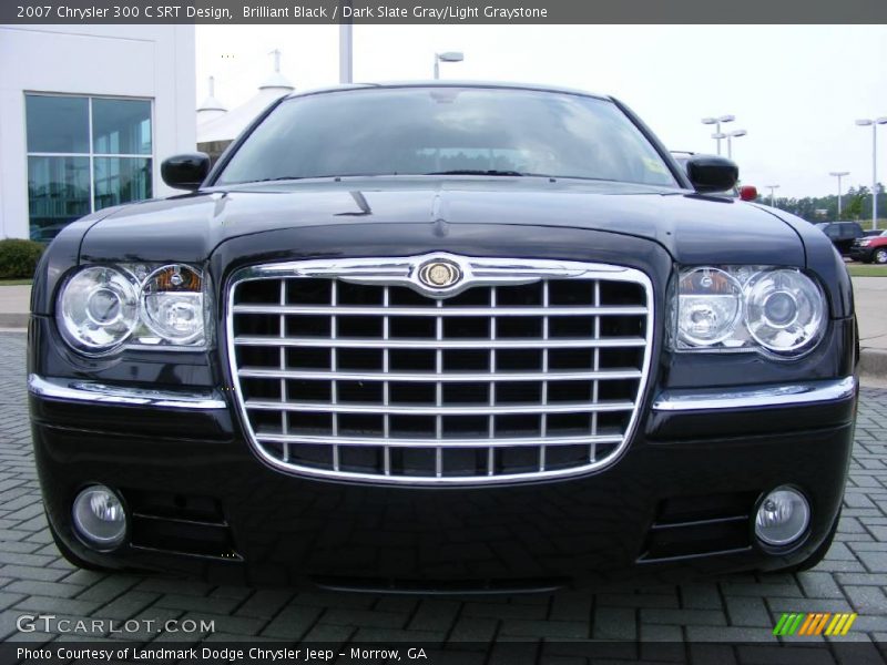 Brilliant Black / Dark Slate Gray/Light Graystone 2007 Chrysler 300 C SRT Design