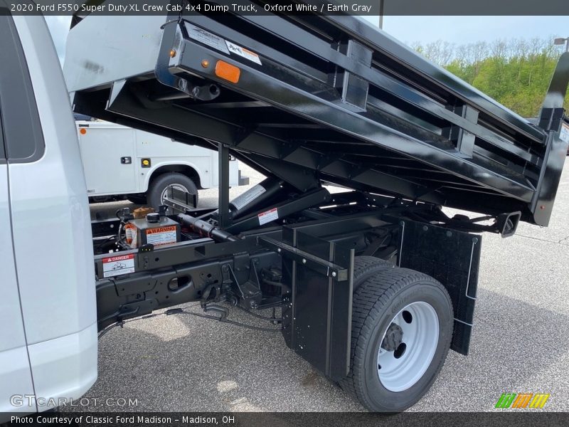 Undercarriage of 2020 F550 Super Duty XL Crew Cab 4x4 Dump Truck