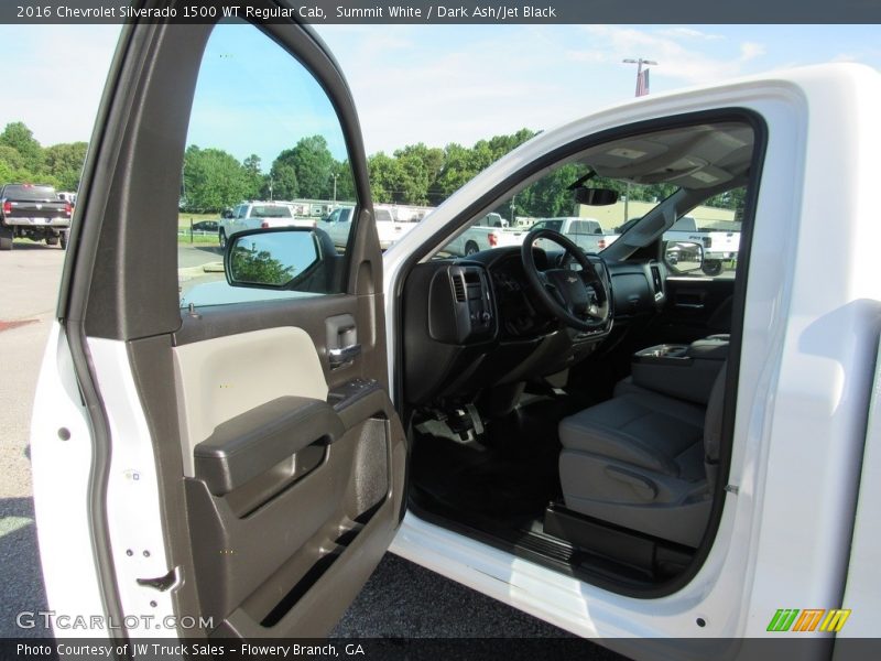 Summit White / Dark Ash/Jet Black 2016 Chevrolet Silverado 1500 WT Regular Cab