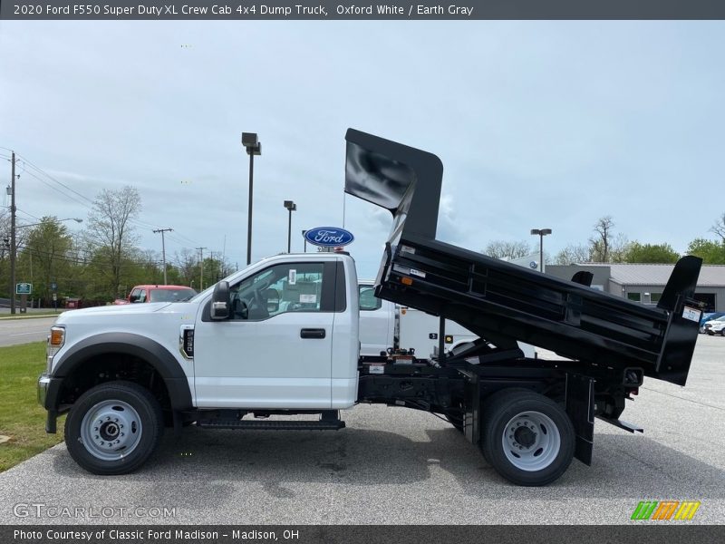  2020 F550 Super Duty XL Crew Cab 4x4 Dump Truck Oxford White
