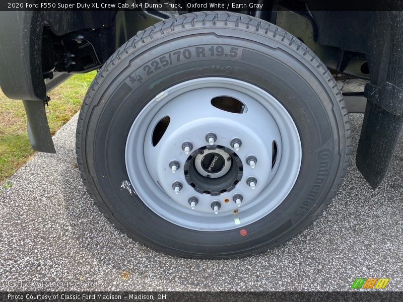 Oxford White / Earth Gray 2020 Ford F550 Super Duty XL Crew Cab 4x4 Dump Truck