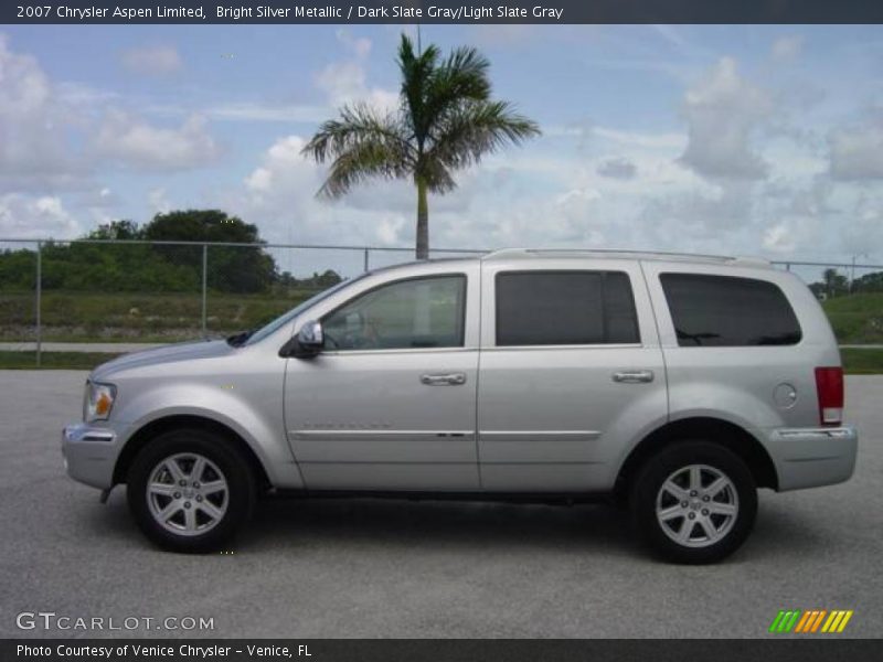 Bright Silver Metallic / Dark Slate Gray/Light Slate Gray 2007 Chrysler Aspen Limited