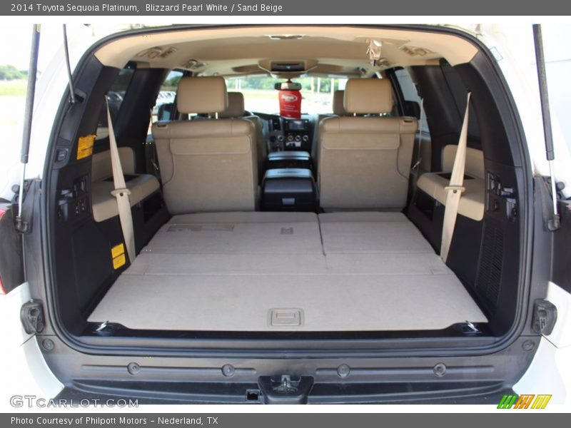 Blizzard Pearl White / Sand Beige 2014 Toyota Sequoia Platinum