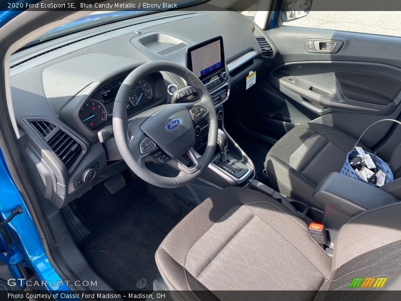 Blue Candy Metallic / Ebony Black 2020 Ford EcoSport SE