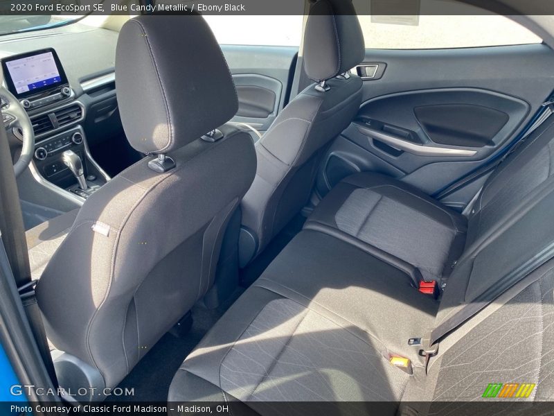 Blue Candy Metallic / Ebony Black 2020 Ford EcoSport SE