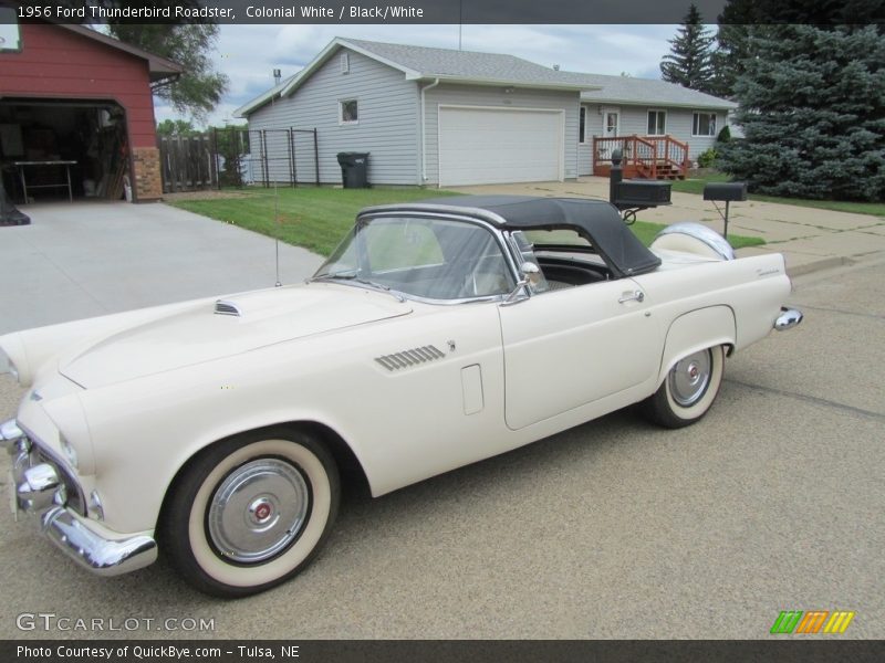 Colonial White / Black/White 1956 Ford Thunderbird Roadster