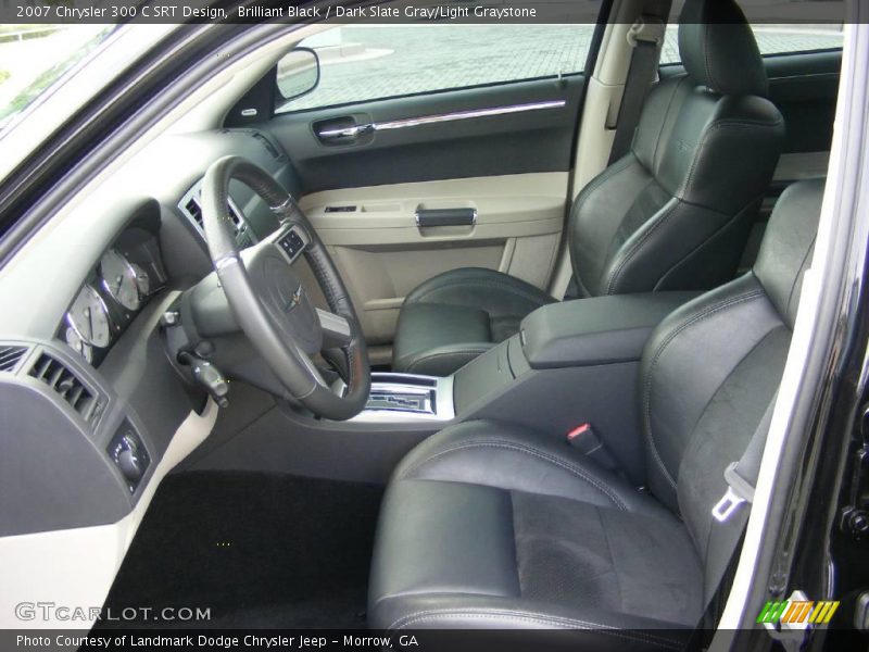  2007 300 C SRT Design Dark Slate Gray/Light Graystone Interior