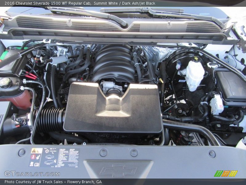  2016 Silverado 1500 WT Regular Cab Engine - 4.3 Liter DI OHV 12-Valve VVT EcoTec3 V6