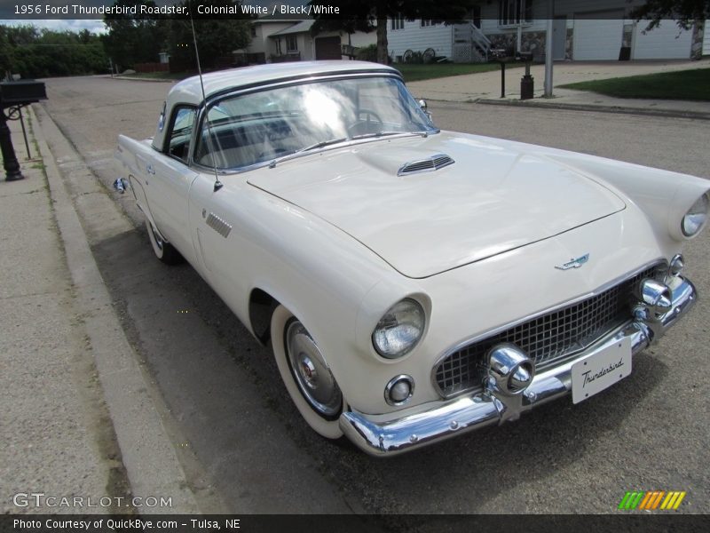 Colonial White / Black/White 1956 Ford Thunderbird Roadster