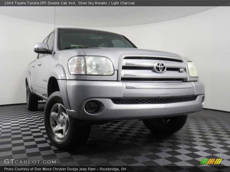 Silver Sky Metallic / Light Charcoal 2004 Toyota Tundra SR5 Double Cab 4x4