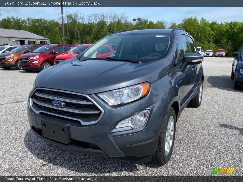 Smoke Metallic / Ebony Black 2020 Ford EcoSport SE