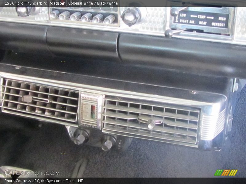 Colonial White / Black/White 1956 Ford Thunderbird Roadster