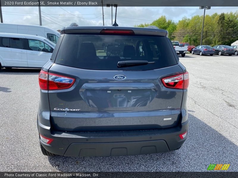 Smoke Metallic / Ebony Black 2020 Ford EcoSport SE