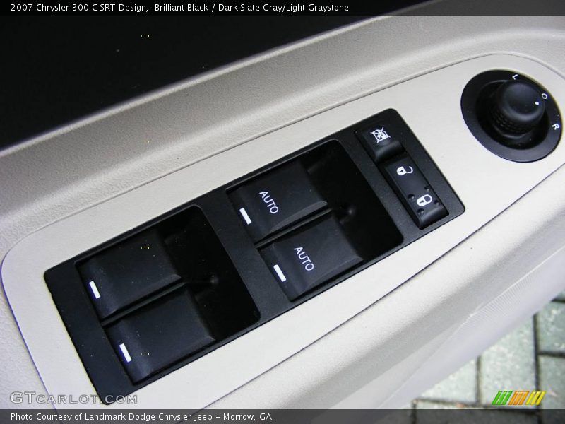 Brilliant Black / Dark Slate Gray/Light Graystone 2007 Chrysler 300 C SRT Design