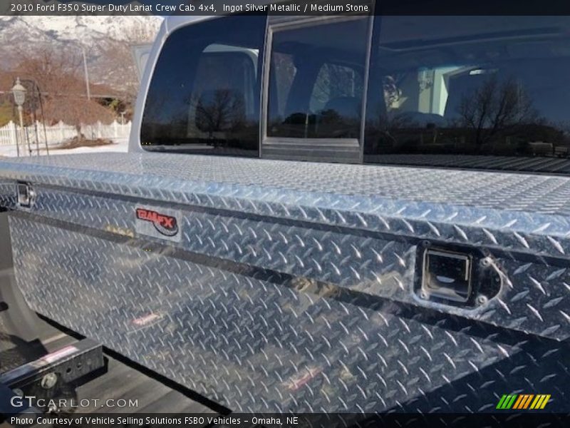 Ingot Silver Metallic / Medium Stone 2010 Ford F350 Super Duty Lariat Crew Cab 4x4