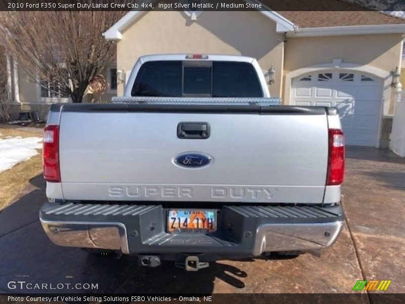 Ingot Silver Metallic / Medium Stone 2010 Ford F350 Super Duty Lariat Crew Cab 4x4