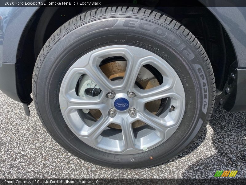 Smoke Metallic / Ebony Black 2020 Ford EcoSport SE