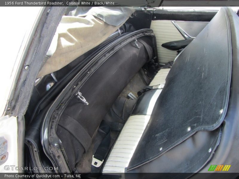 Colonial White / Black/White 1956 Ford Thunderbird Roadster