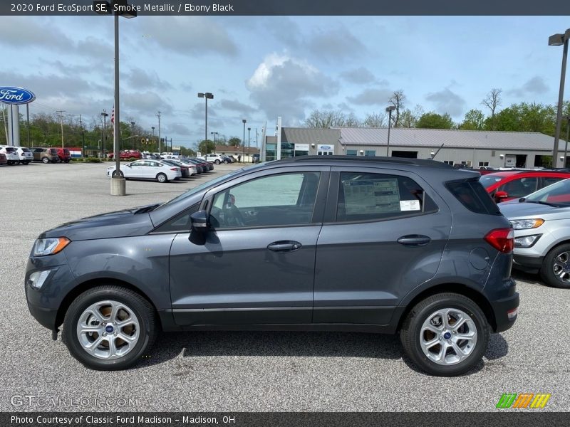 Smoke Metallic / Ebony Black 2020 Ford EcoSport SE