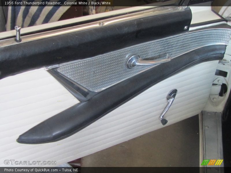 Colonial White / Black/White 1956 Ford Thunderbird Roadster