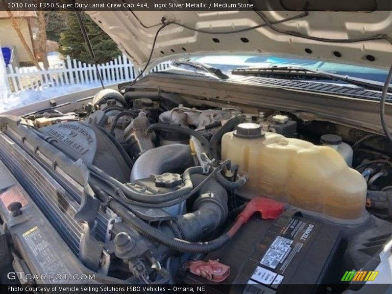 Ingot Silver Metallic / Medium Stone 2010 Ford F350 Super Duty Lariat Crew Cab 4x4