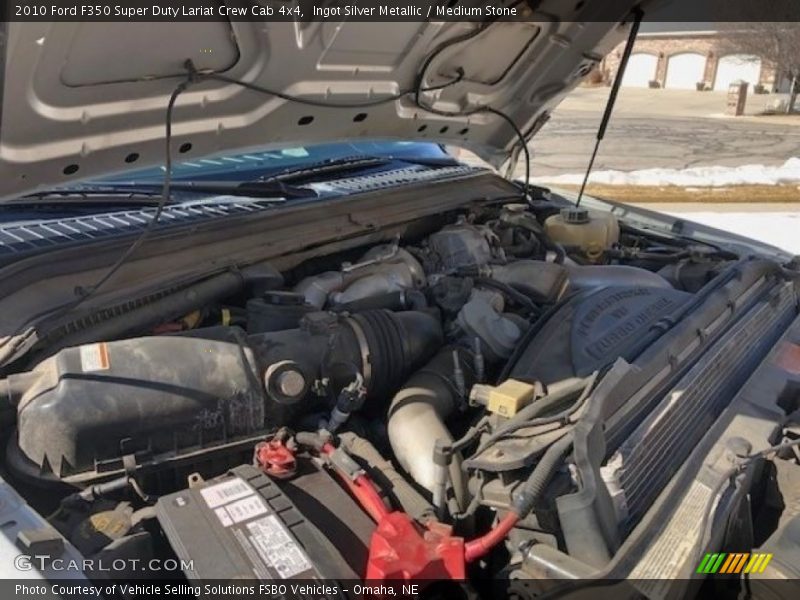 Ingot Silver Metallic / Medium Stone 2010 Ford F350 Super Duty Lariat Crew Cab 4x4