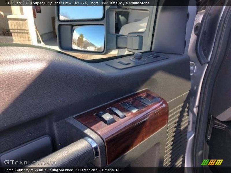 Ingot Silver Metallic / Medium Stone 2010 Ford F350 Super Duty Lariat Crew Cab 4x4