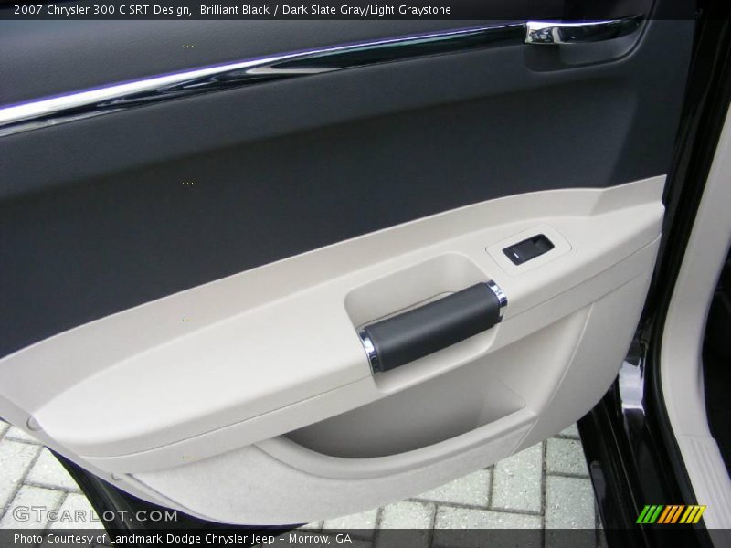 Brilliant Black / Dark Slate Gray/Light Graystone 2007 Chrysler 300 C SRT Design