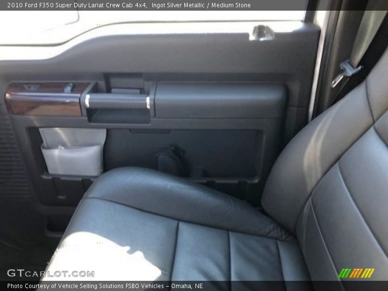 Ingot Silver Metallic / Medium Stone 2010 Ford F350 Super Duty Lariat Crew Cab 4x4