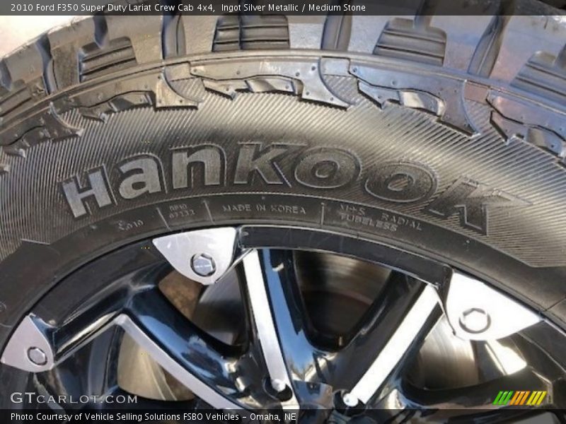 Ingot Silver Metallic / Medium Stone 2010 Ford F350 Super Duty Lariat Crew Cab 4x4