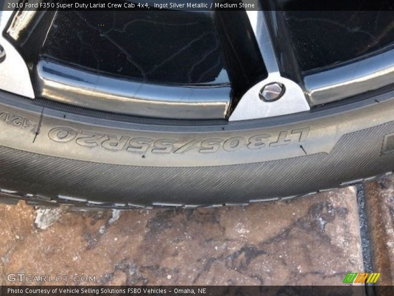 Ingot Silver Metallic / Medium Stone 2010 Ford F350 Super Duty Lariat Crew Cab 4x4