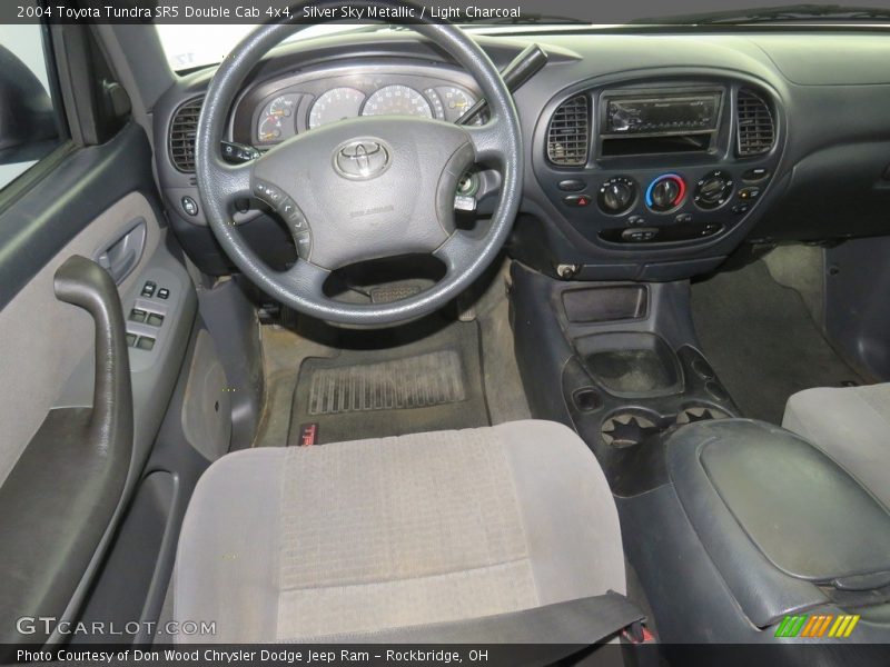 Silver Sky Metallic / Light Charcoal 2004 Toyota Tundra SR5 Double Cab 4x4