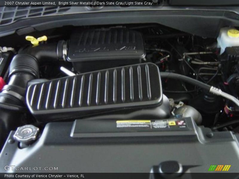 Bright Silver Metallic / Dark Slate Gray/Light Slate Gray 2007 Chrysler Aspen Limited