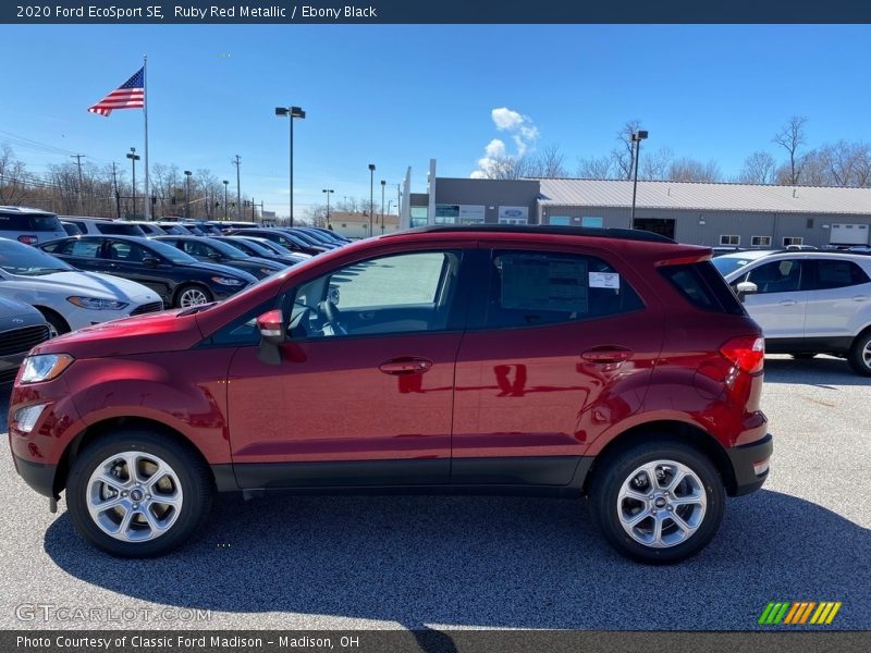 Ruby Red Metallic / Ebony Black 2020 Ford EcoSport SE