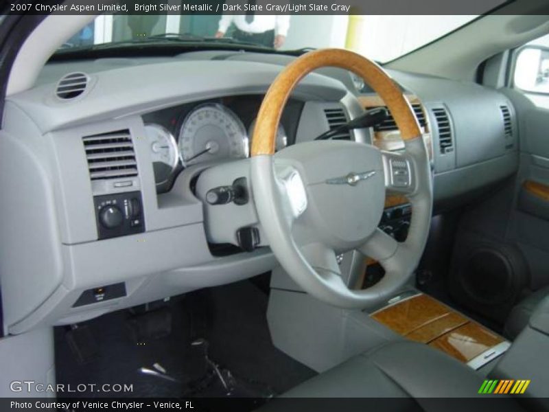 Bright Silver Metallic / Dark Slate Gray/Light Slate Gray 2007 Chrysler Aspen Limited