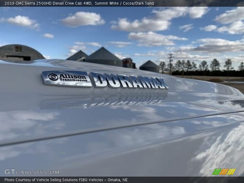 Summit White / Cocoa/Dark Sand 2019 GMC Sierra 2500HD Denali Crew Cab 4WD